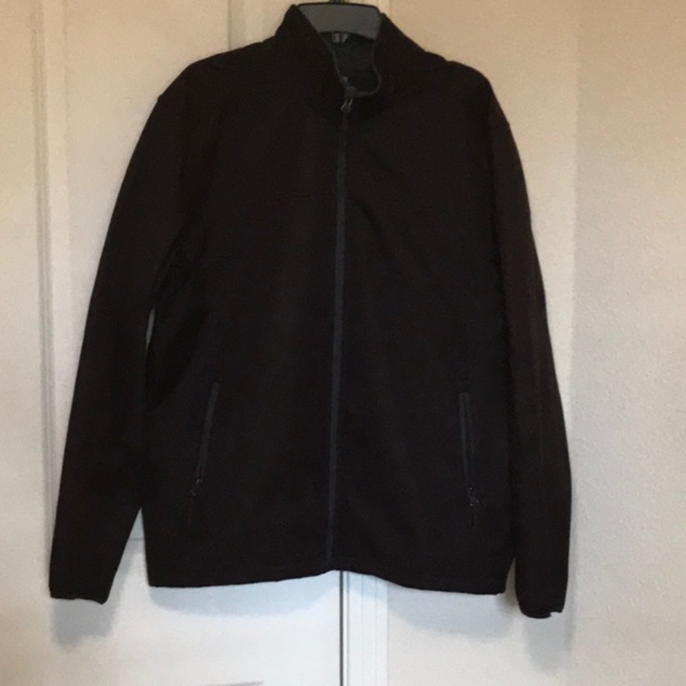 Brown Champion water resistant shell fleece lining